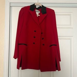 Vintage studio 1 red and black coat